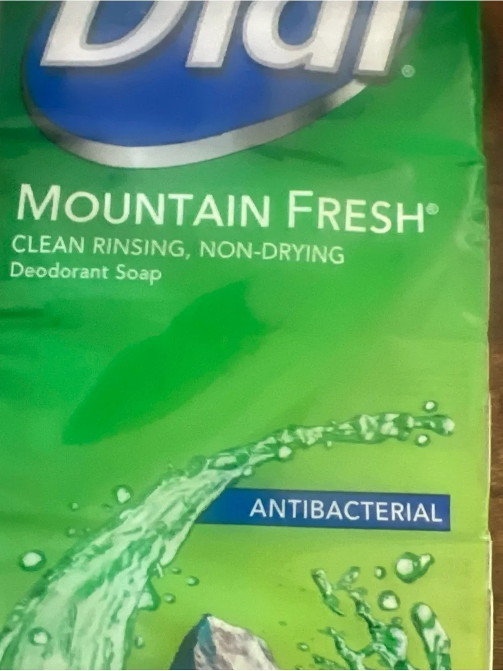 Dial Mountain Fresh Antibacterial Deodorant Bar Soap 6 Pack 3.2oz Discontinued